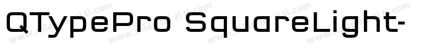 QTypePro SquareLight字体转换